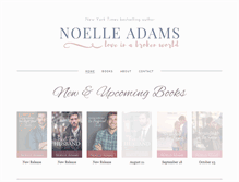 Tablet Screenshot of noelle-adams.com